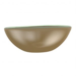 Japanese Rice Bowl in Olive Gray - Restaurant Bowls - 3/4 View
