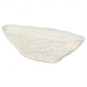 Boat Shaped Serving Dish in Birch White - Boat Shaped Bowls - 3/4 View