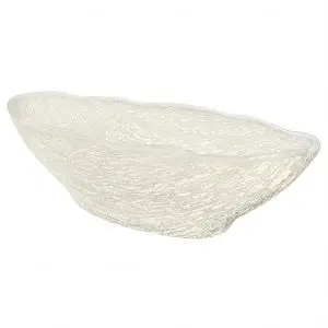 Boat Shaped Serving Dish in Birch White - Boat Shaped Bowls - 3/4 View