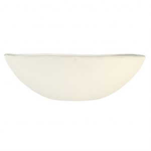 Buffet Salad Bowl in Birch White - Buffet Serveware - 3/4 View