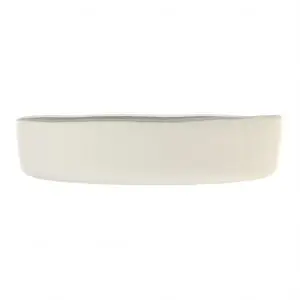 Buffet Serving Bowl in Birch White - Buffet Serveware - 3/4 View