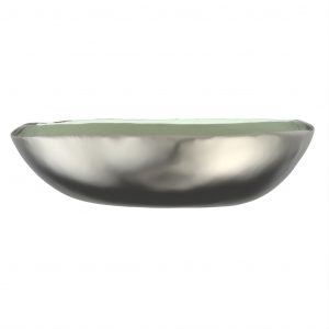 Butter Pat Dish in Platinum Silver - Bread & Butter - 3/4 View