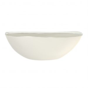 Deep Bowl in Birch White - Restaurant Bowls - 3/4 View