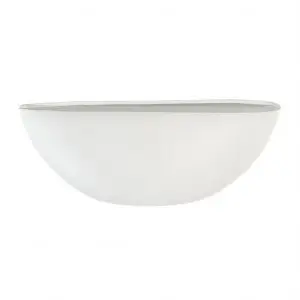 Deep Cereal Bowl in Milk White - Restaurant Bowls - 3/4 View