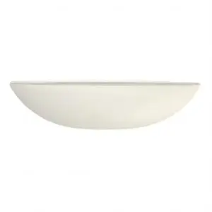 Deep Glass Bowl in Birch White - Restaurant Bowls - 3/4 View