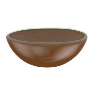 Deep Serving Bowls - Buffet Serveware | MyGlassStudio - Side View