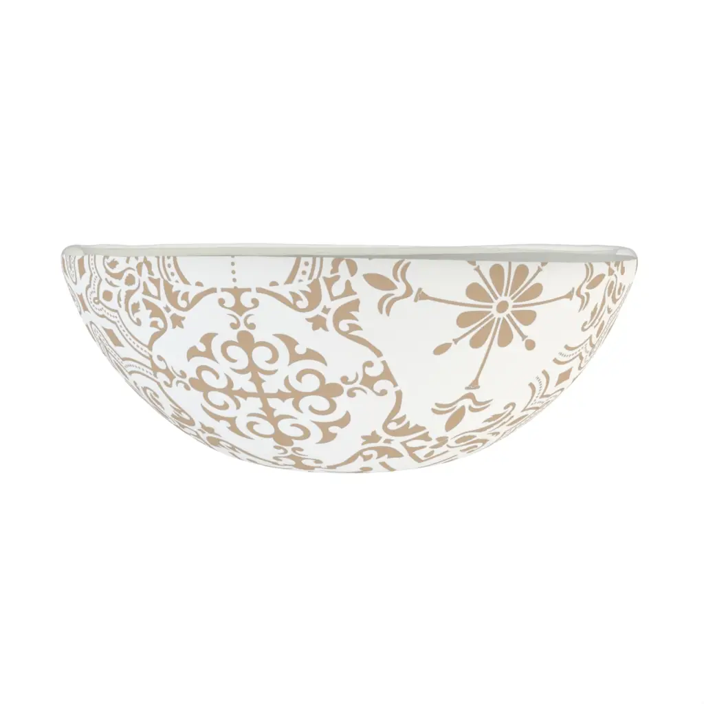Japanese Rice Bowl in Milk White - Restaurant Bowls - 3/4 View