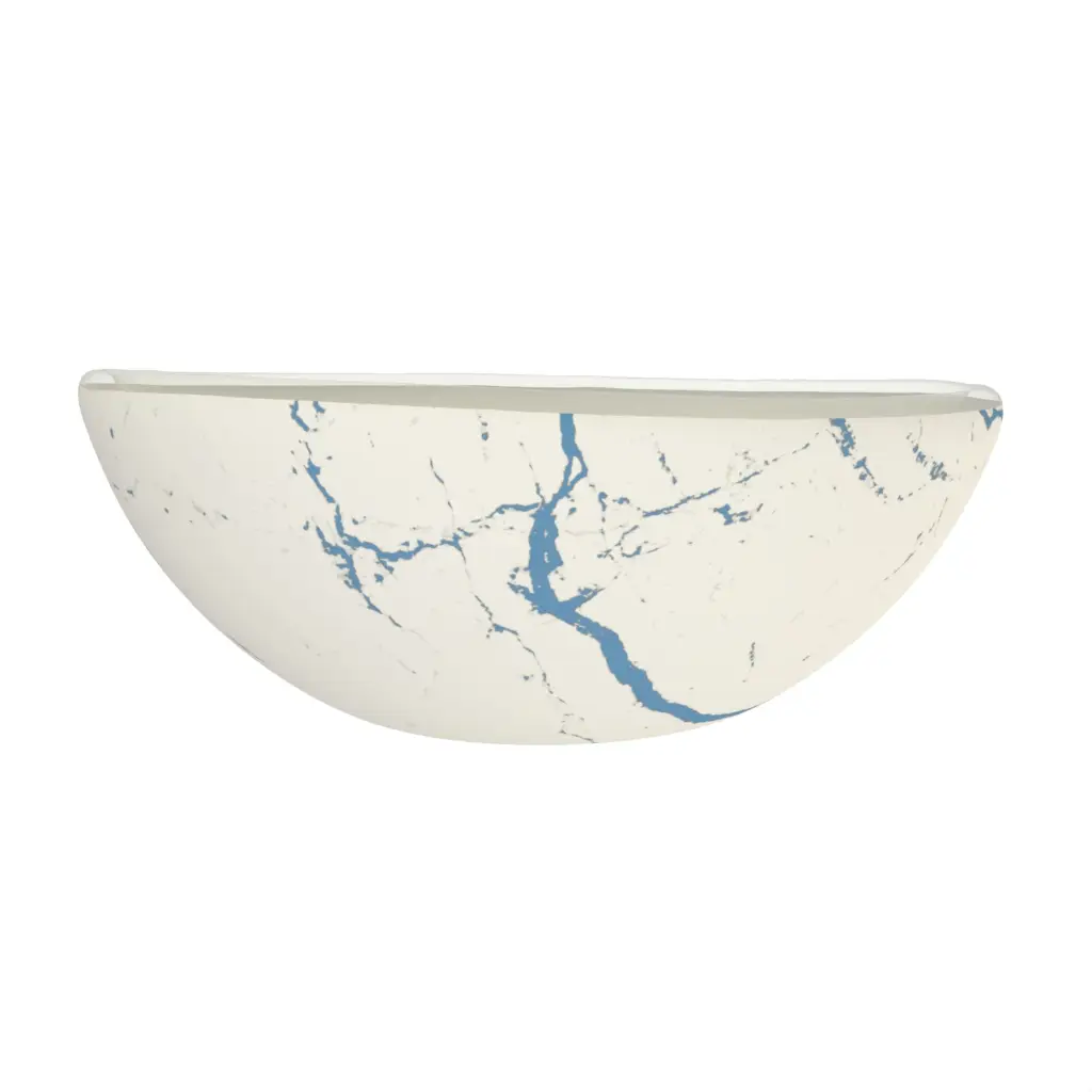 Japanese Rice Bowl - Restaurant Bowls | MyGlassStudio - 3/4 View