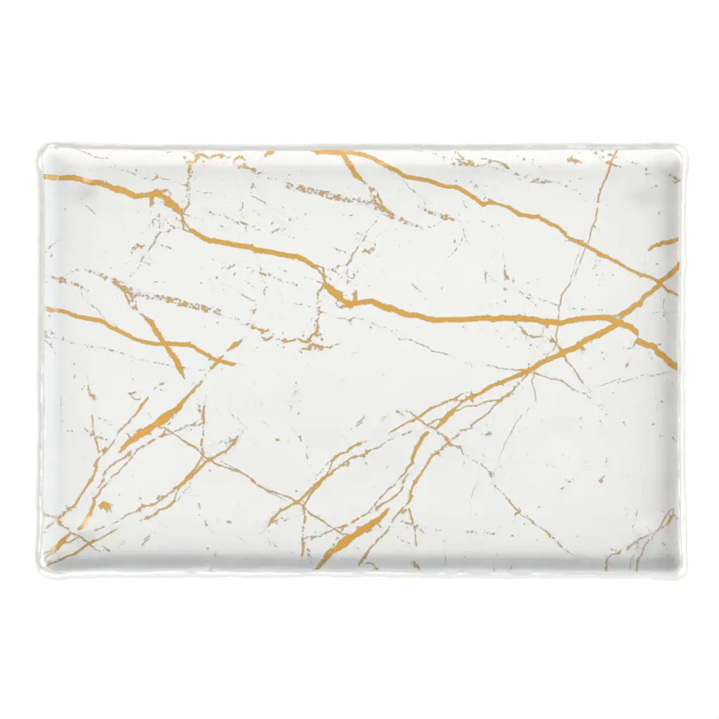 Rectangular Sushi Plate in Milk White - Specialty Dinnerware - 3/4 View