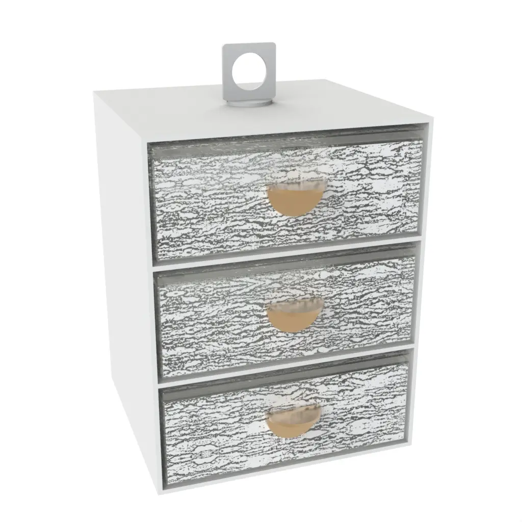 Afternoon Tea Bento Box in Milk White - Specialty Serveware - 3/4 View