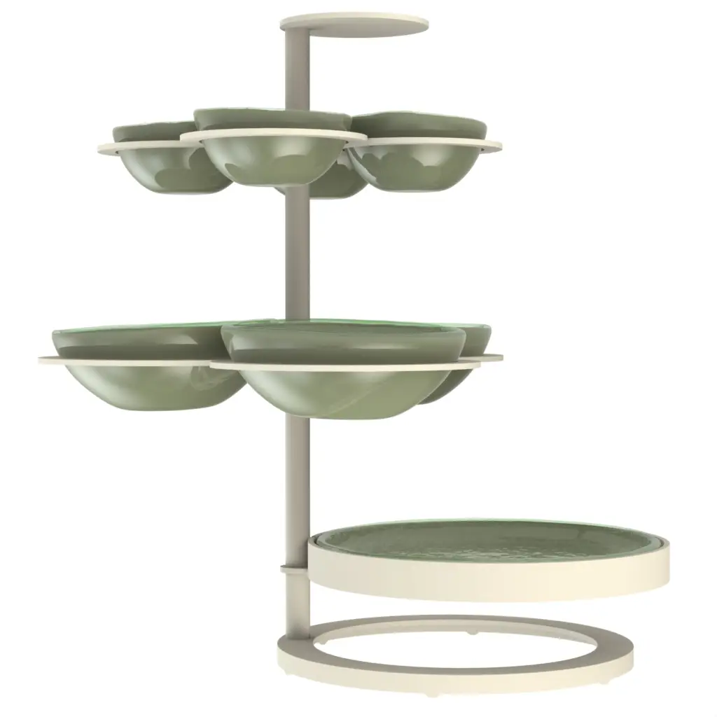 Appetizer Server in Mint Green - Serving Dishes - 3/4 View