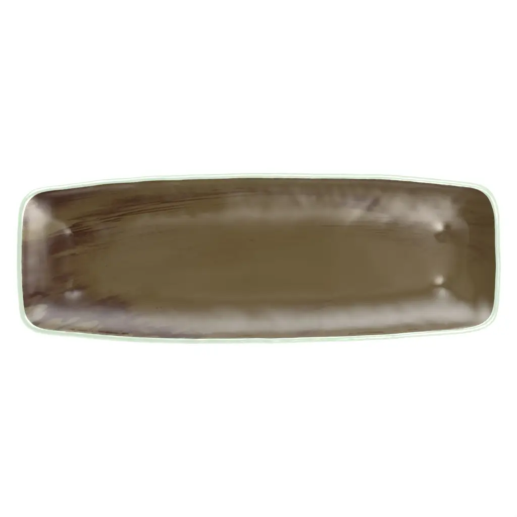 Appetizer Serving Platter in Olive Green - Serving Dishes - 3/4 View