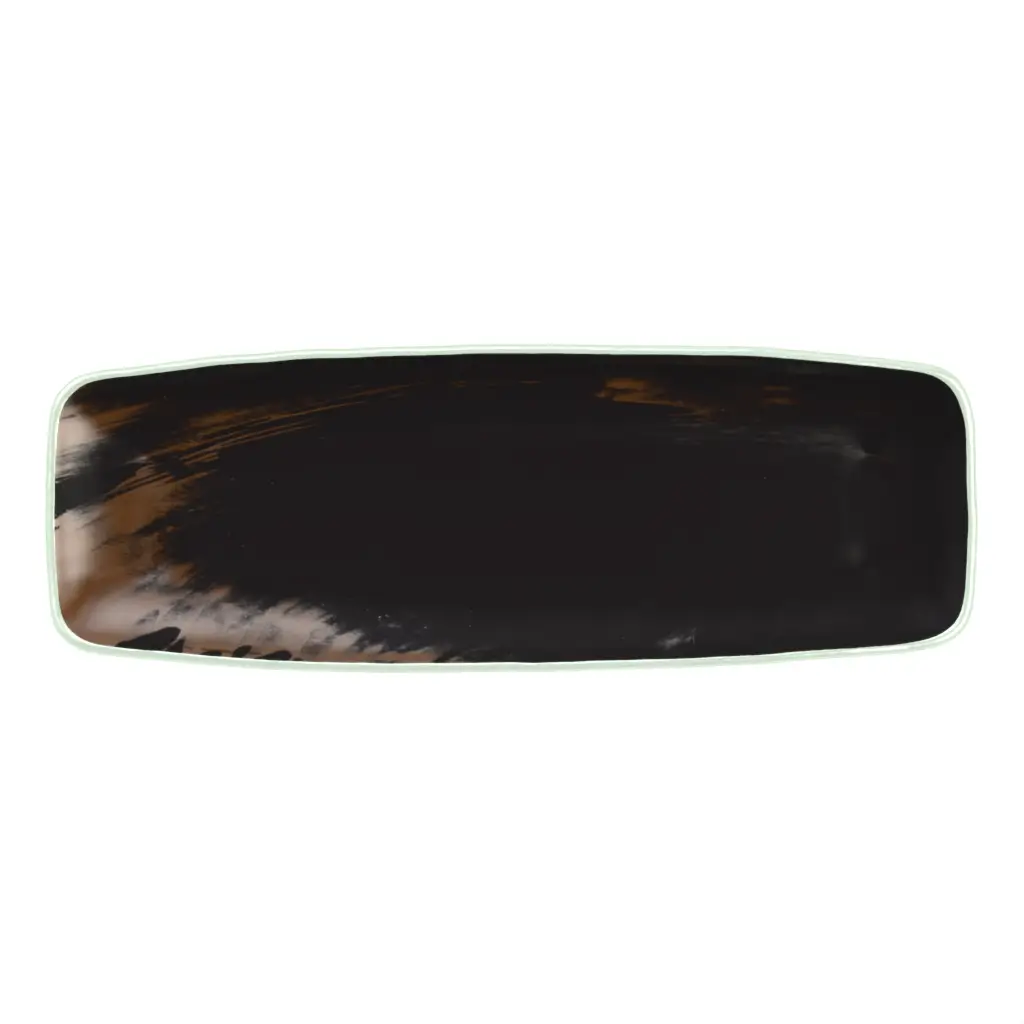 Appetizer Serving Platter in Black - Serving Dishes - 3/4 View