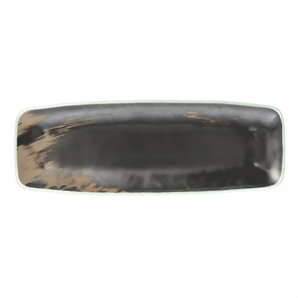 Appetizer Serving Platter in Dark Gray - Serving Dishes - 3/4 View