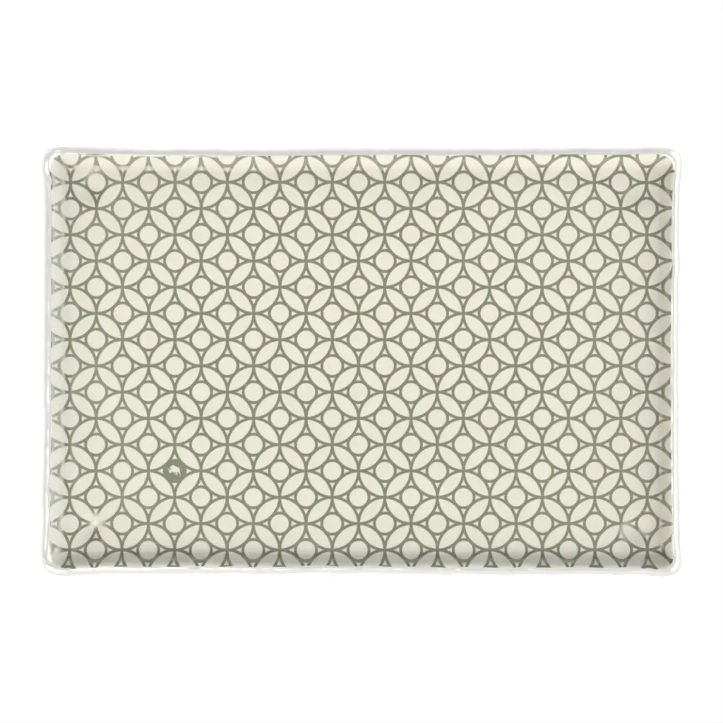 Appetizer Serving Platter in Mint Green - Serving Dishes - 3/4 View