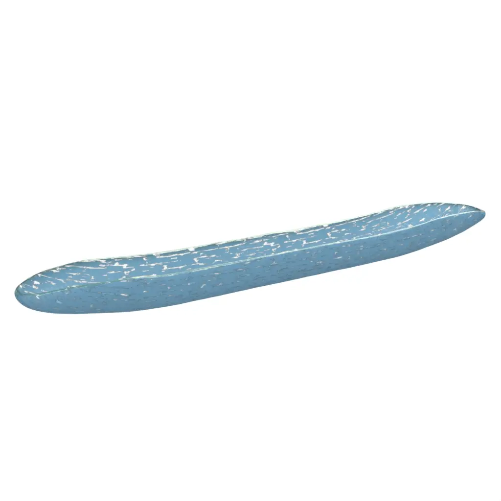 Appetizer Serving Platter in Niagara Blue - Serving Dishes - 3/4 View