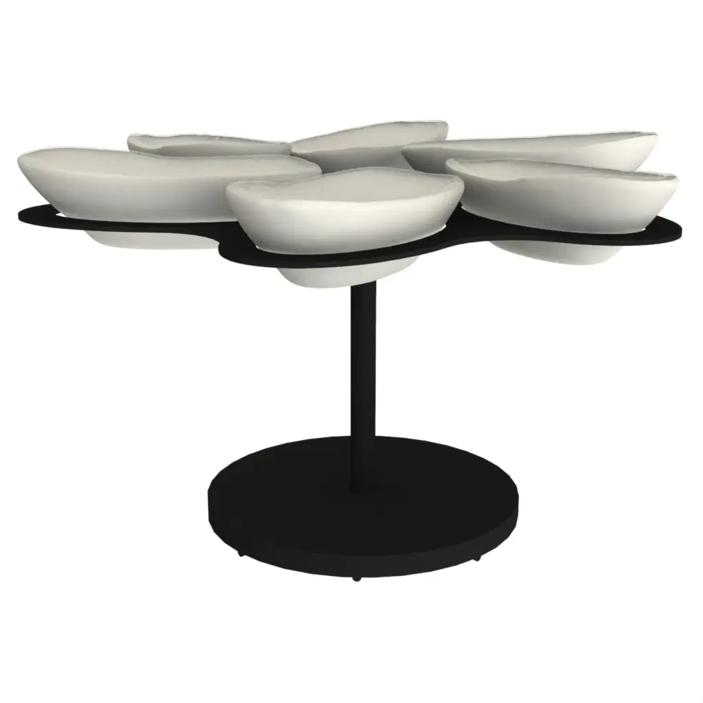 Appetizer Serving Set in Birch White - Serving Dishes - 3/4 View