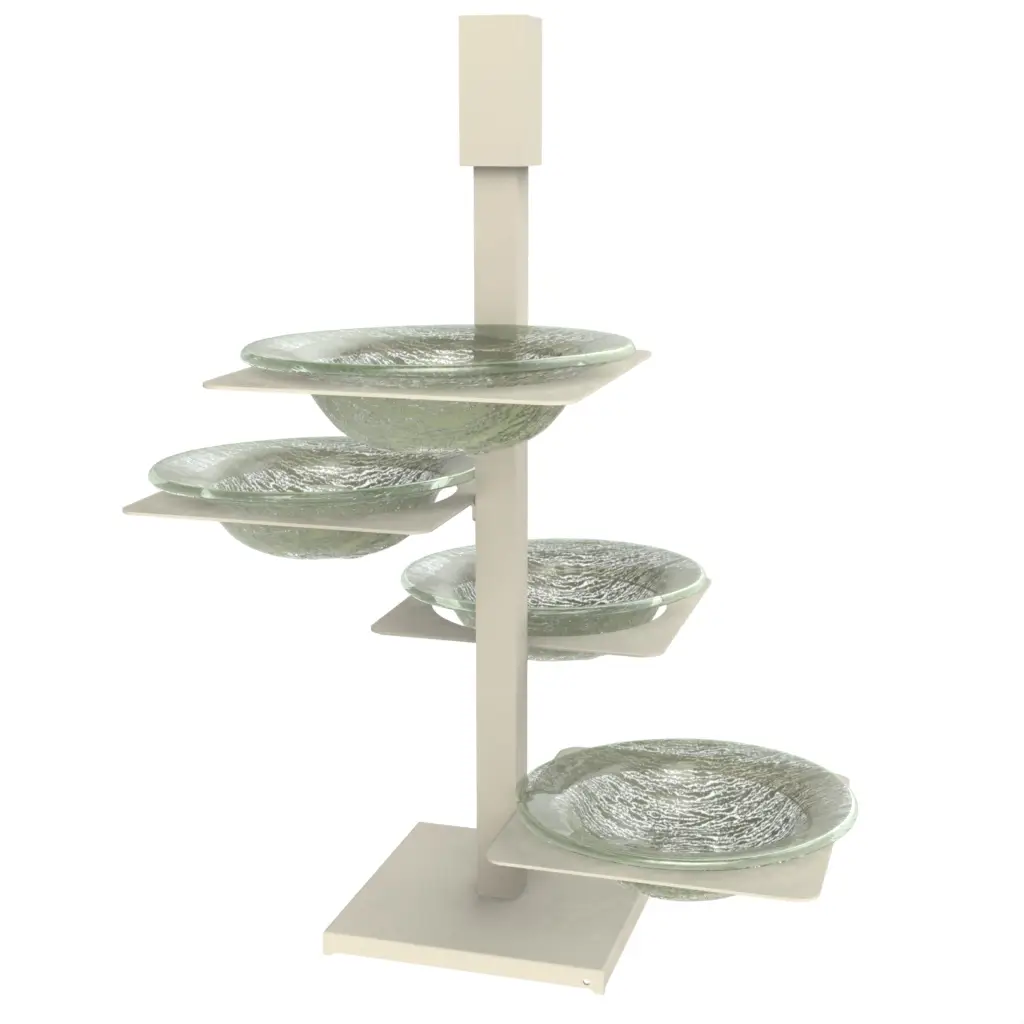 Appetizer Serving Set in Mint Green - Serving Dishes - 3/4 View