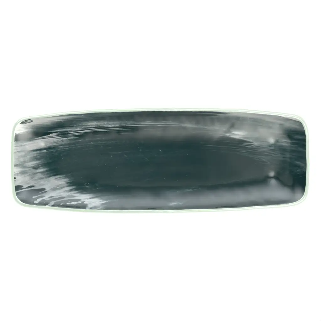 Appetizer Serving Tray in Jungle Blue - Serving Dishes - 3/4 View