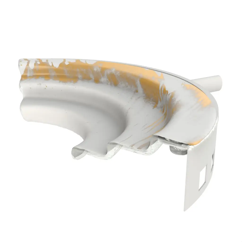Appetizer Serving Tray in Milk White - Serving Dishes - 3/4 View