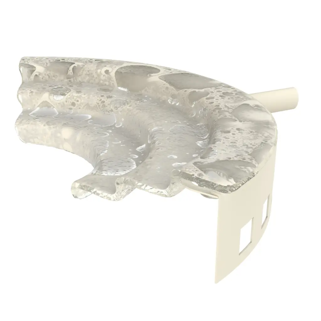 Appetizer Serving Tray in Birch White - Serving Dishes - 3/4 View