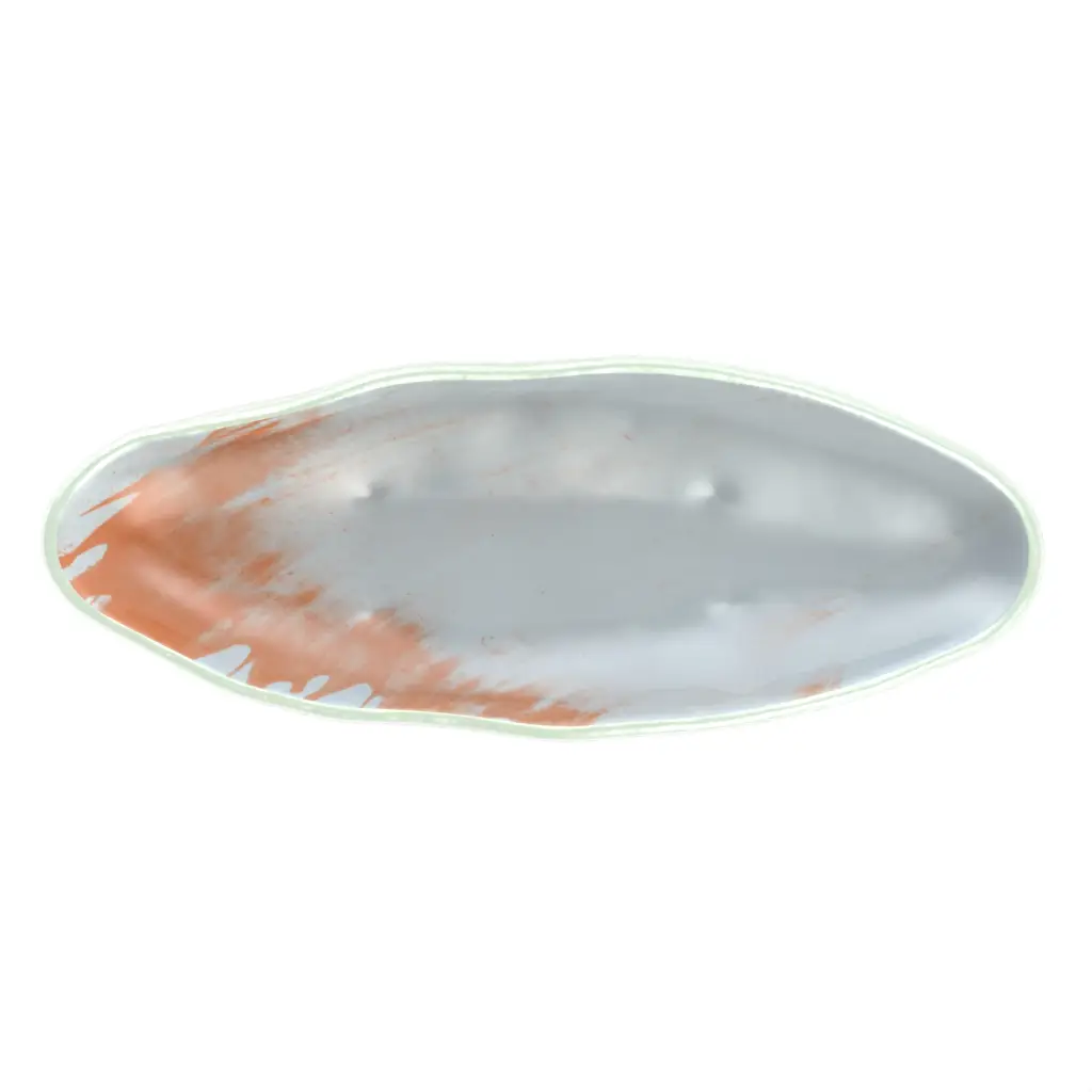 Appetizer Serving Tray in Light Blue - Serving Dishes - 3/4 View