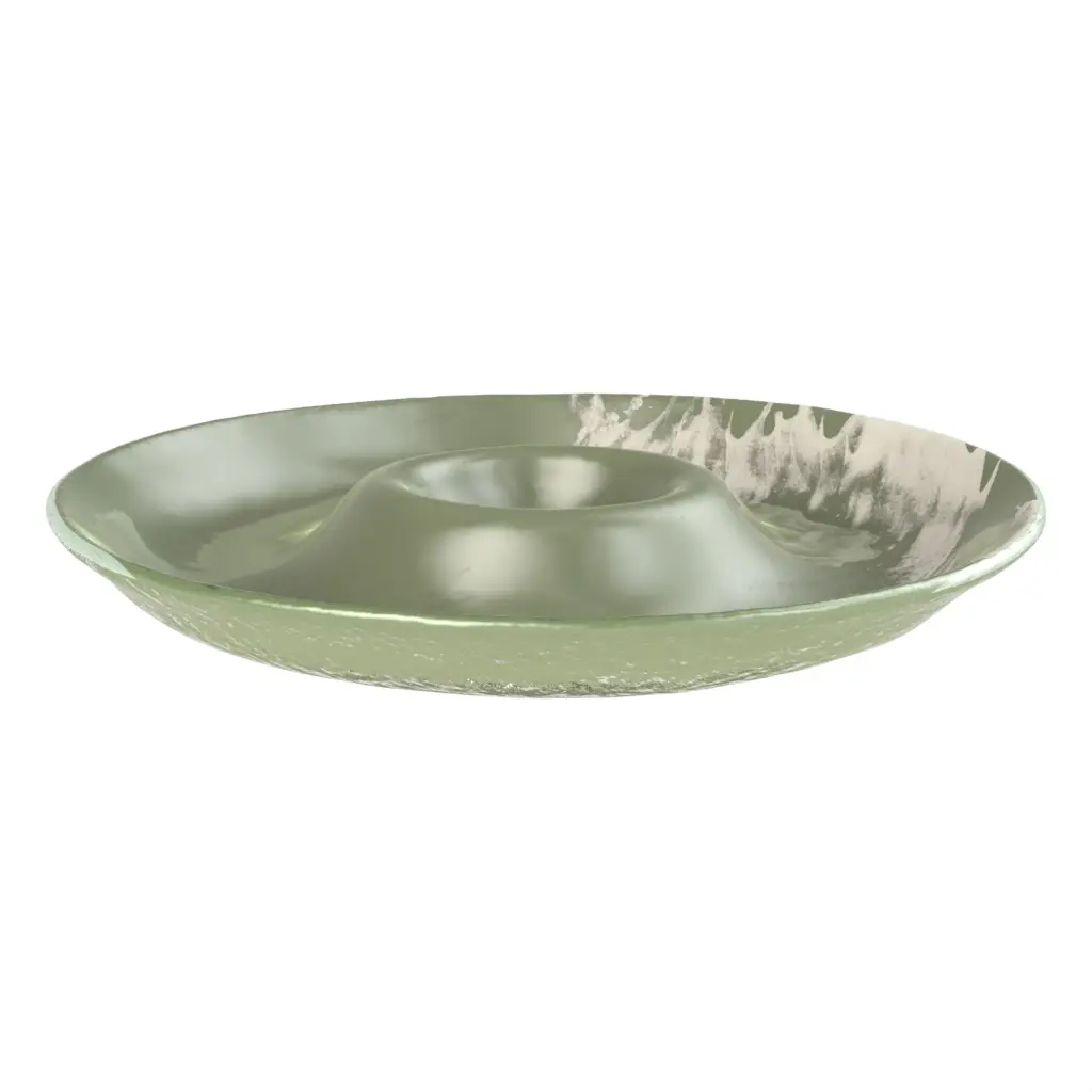 Appetizer Serving Tray in Mint Green - Serving Dishes - 3/4 View