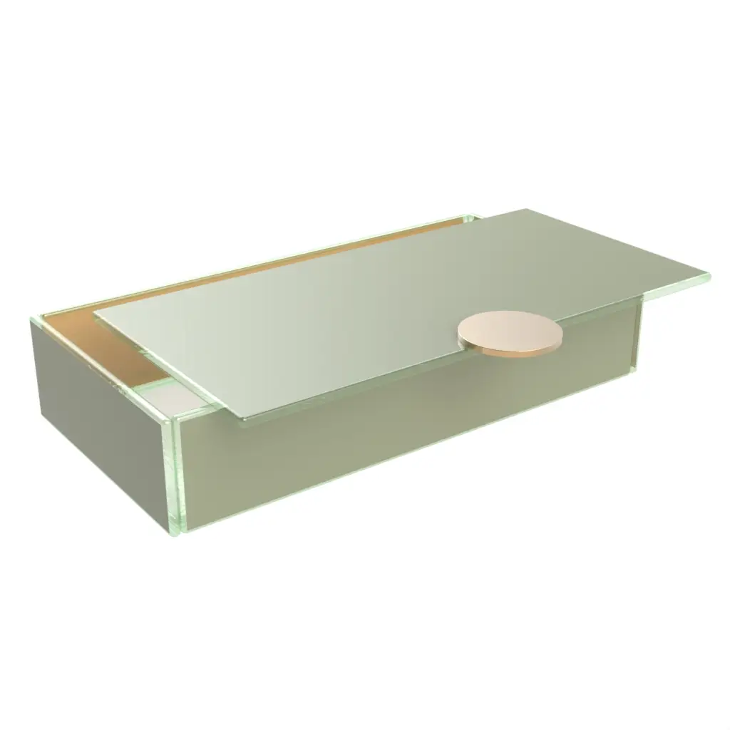 Bento Box Plate in Mint Green - Specialty Serveware - 3/4 View