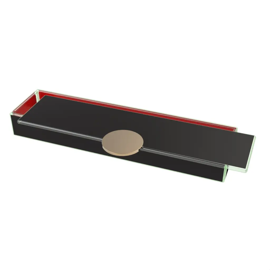 Black And Red Bento Box in Black - Specialty Serveware - 3/4 View
