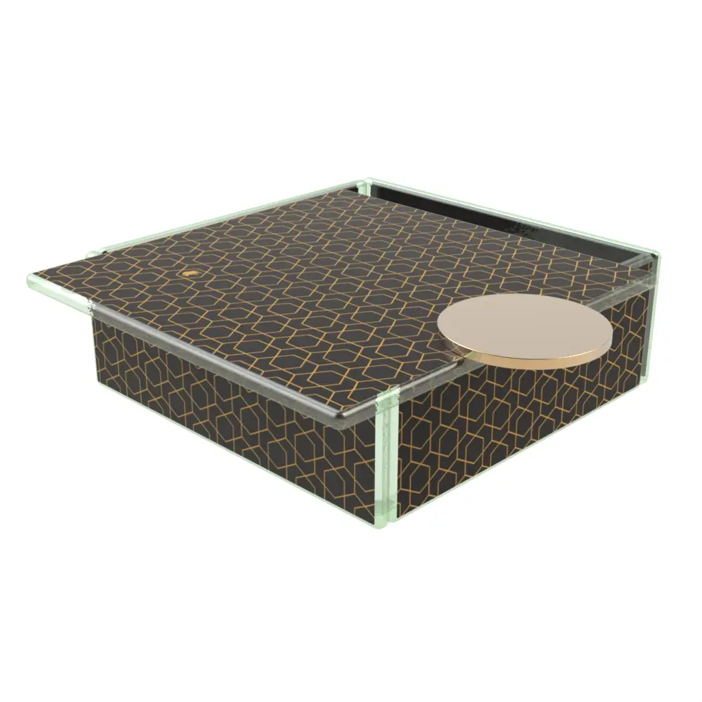 Black Bento Box in Black - Specialty Serveware - 3/4 View