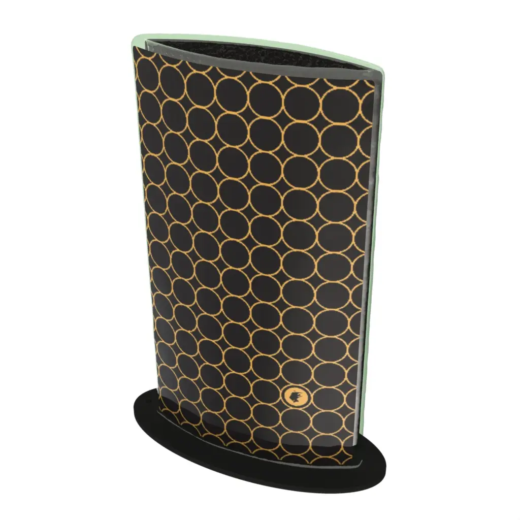 Black Bud Vase in Black - Table Accessories - 3/4 View