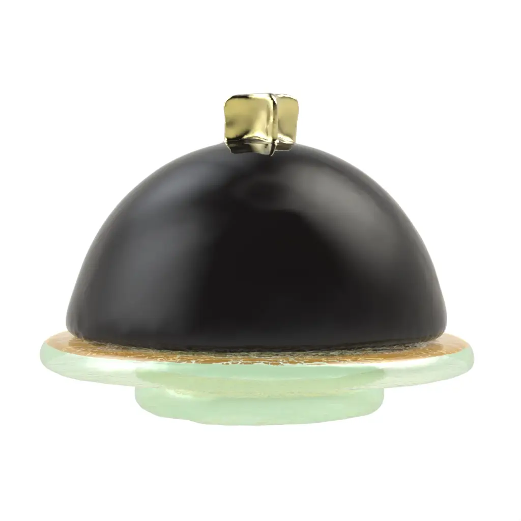 Black Butter Dish in Black - Bread & Butter - 3/4 View