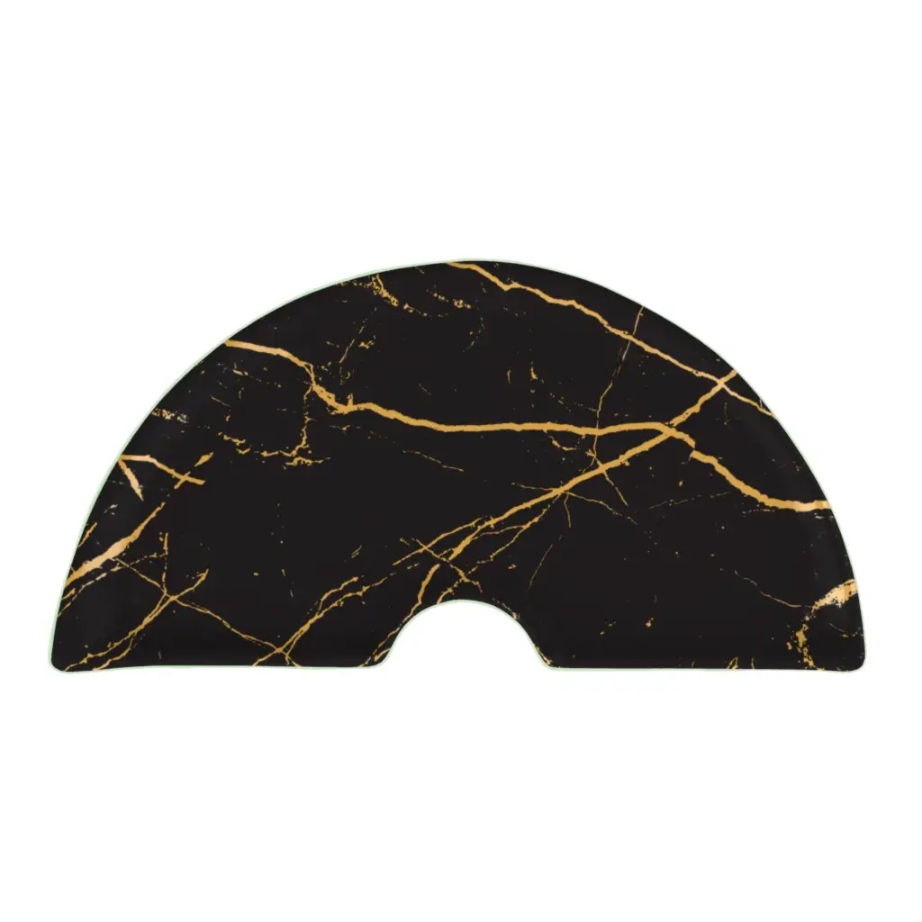 Black Charger Plate in Black - Fine Dining Tableware - 3/4 View