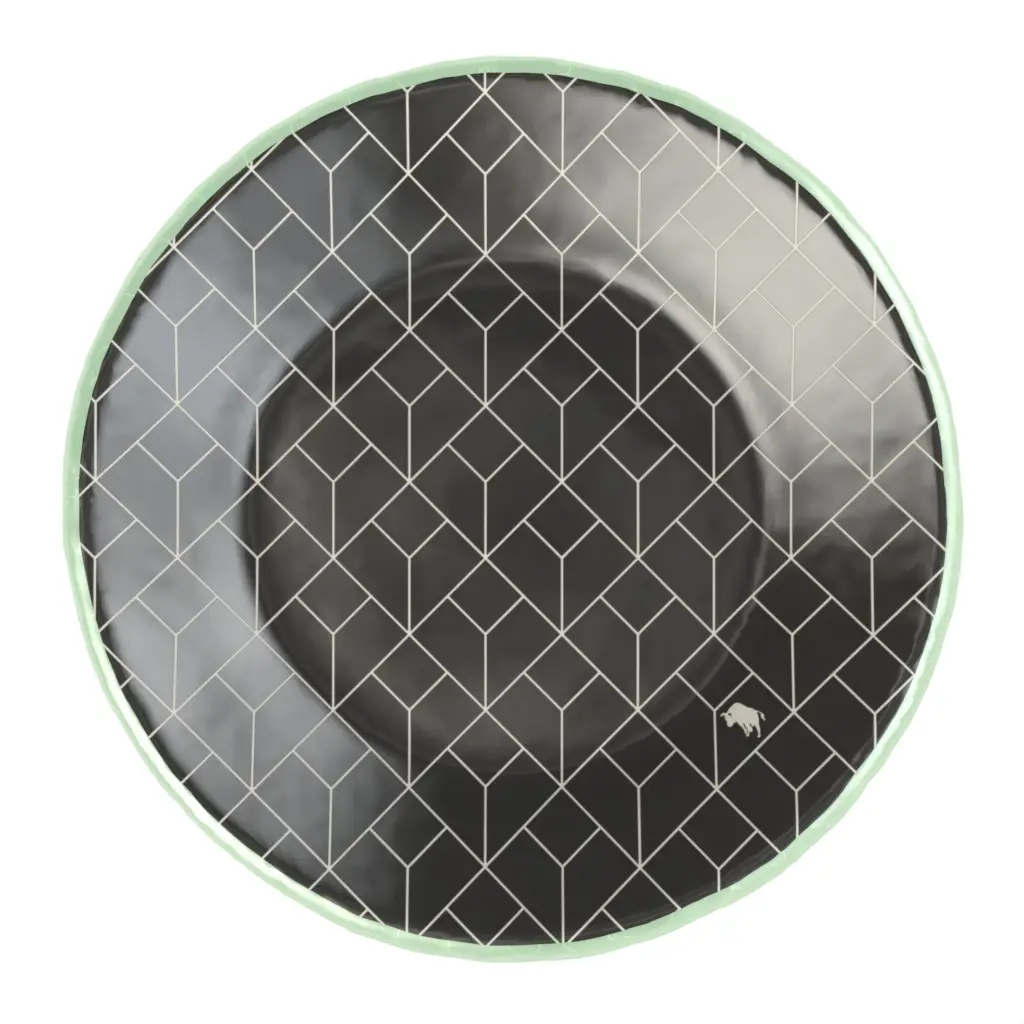 Bread And Butter Plate in Dark Gray - Bread & Butter - 3/4 View
