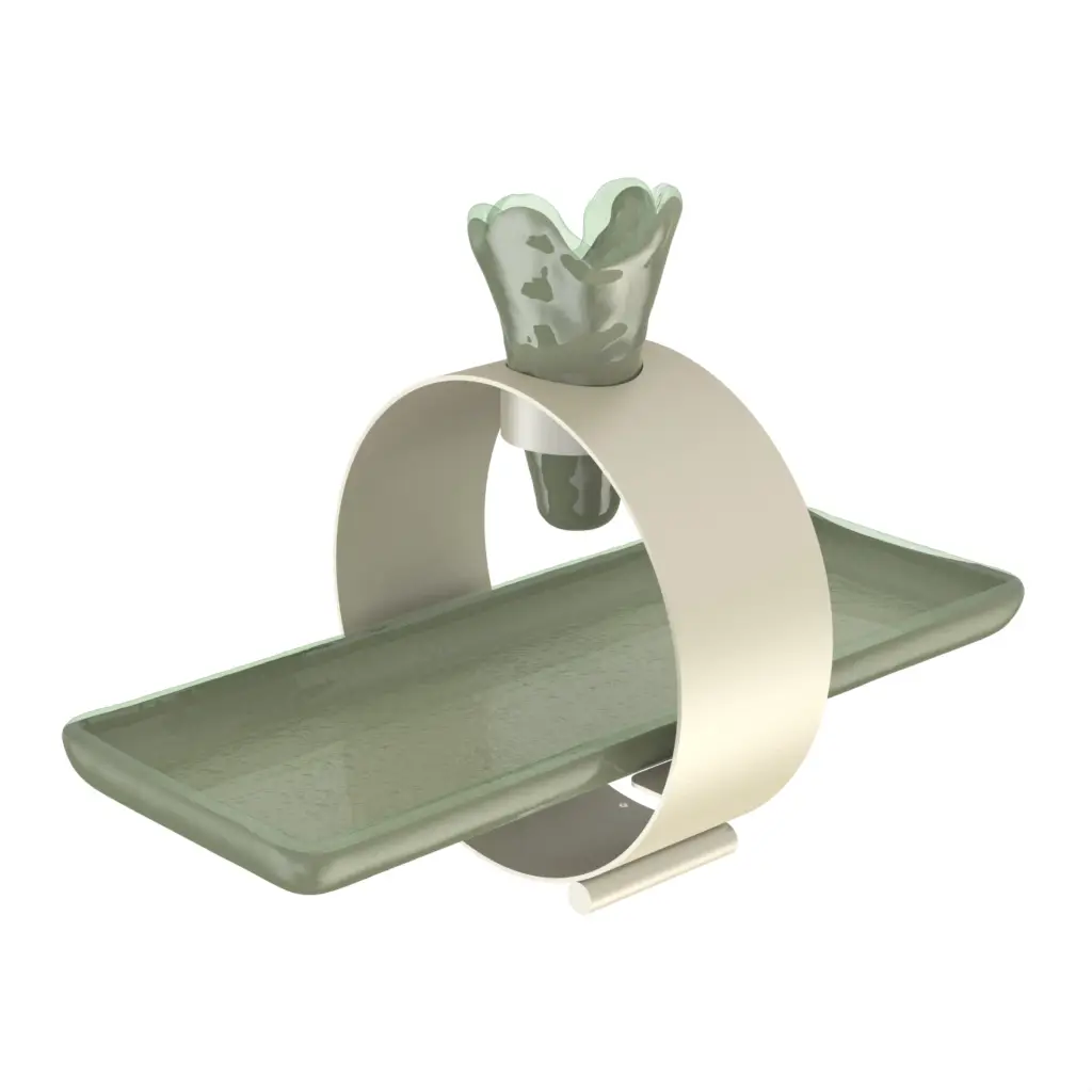 Breadstick Holder - Table Accessories | MyGlassStudio - 3/4 View