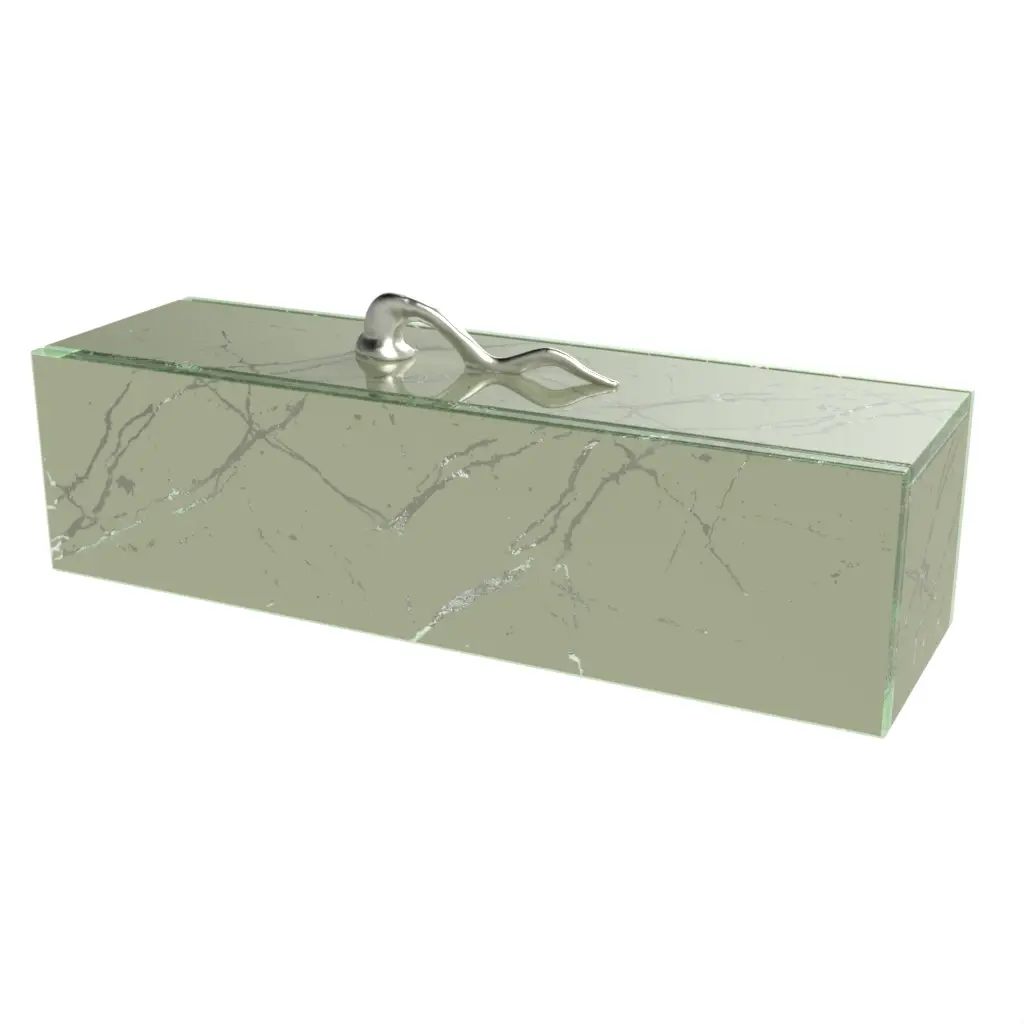 Breadstick Holder in Mint Green - Table Accessories - 3/4 View