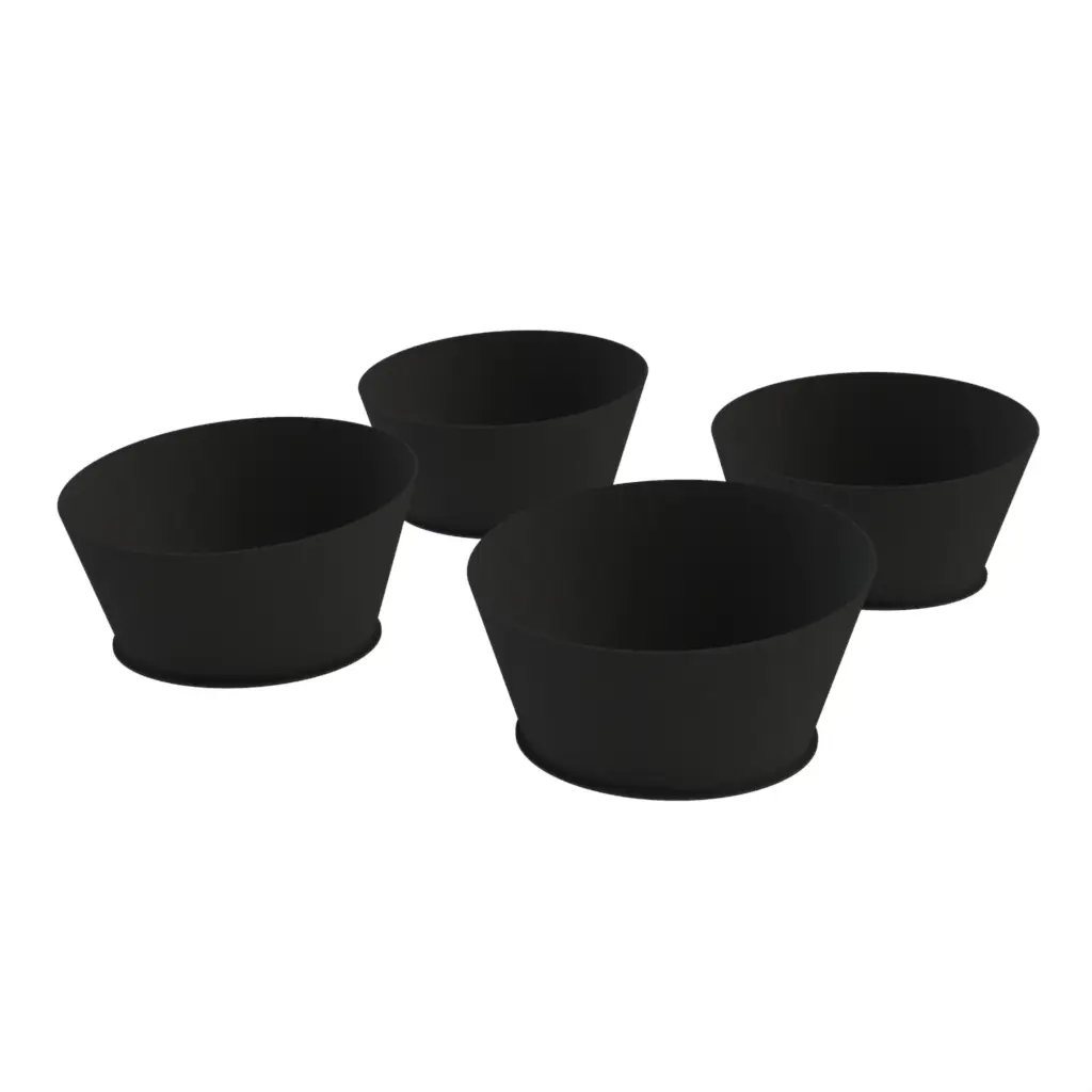 Buffet Display Risers in Black - Buffet Risers Stands - 3/4 View