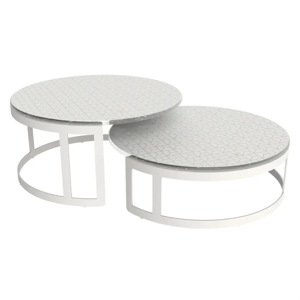 Buffet Display Risers in Milk White - Buffet Risers Stands - 3/4 View