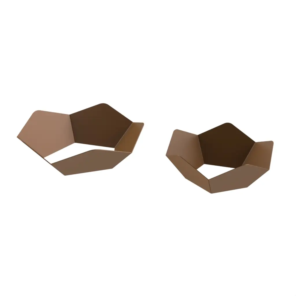 Buffet Display Risers in Brown - Buffet Risers Stands - 3/4 View
