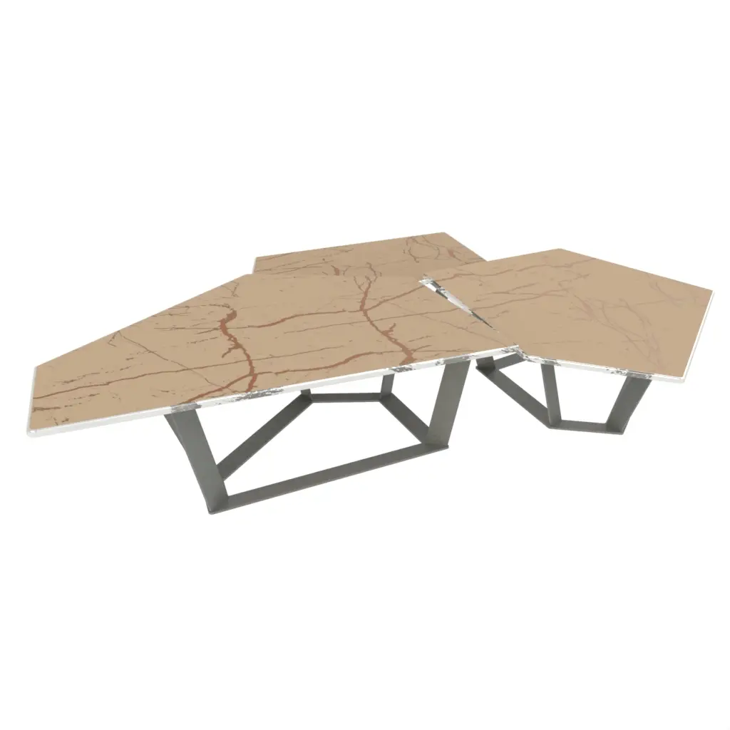 Buffet Risers in Almond Beige - Buffet Risers Stands - 3/4 View