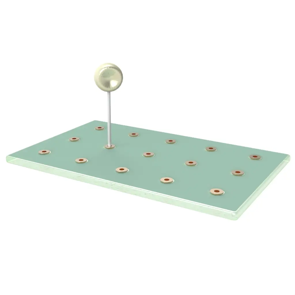 Cake Pop Display Stand in Teal Turquoise - Afternoon Tea Ware - 3/4 View