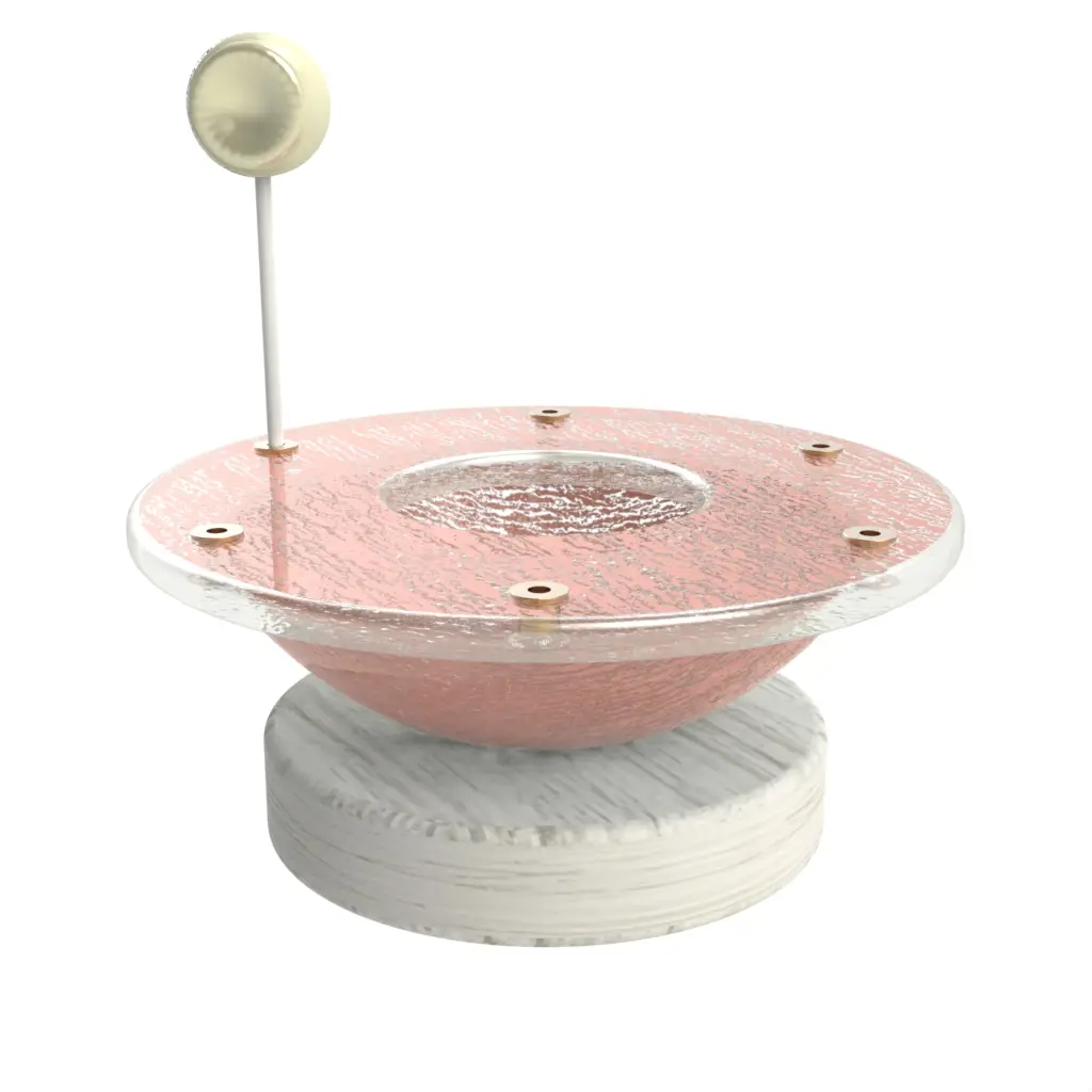 Cake Pop Holder in Light Salmon Pink - Afternoon Tea Ware - 3/4 View