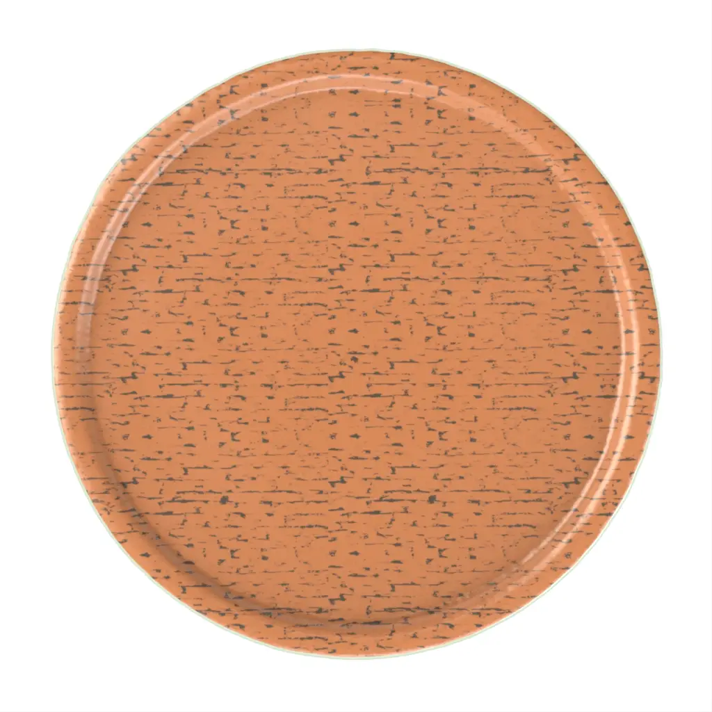Canape Serving Platter in Apricot Crush - Buffet Serveware - 3/4 View
