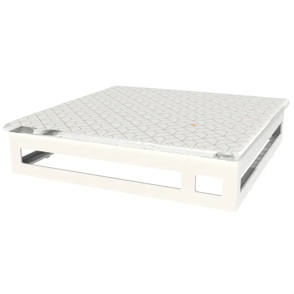Canape Serving Platter in Milk White - Buffet Serveware - 3/4 View