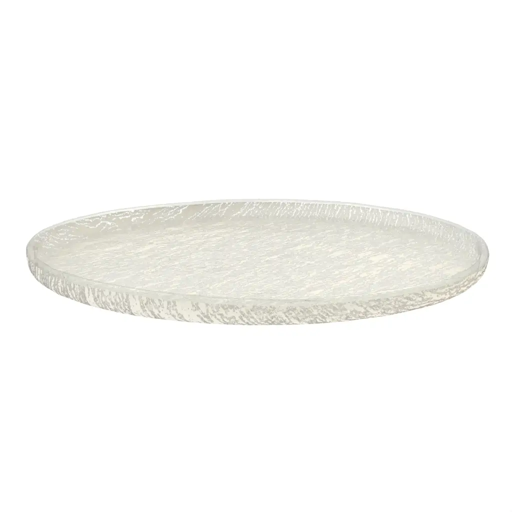 Canape Serving Platter in Birch White - Buffet Serveware - 3/4 View