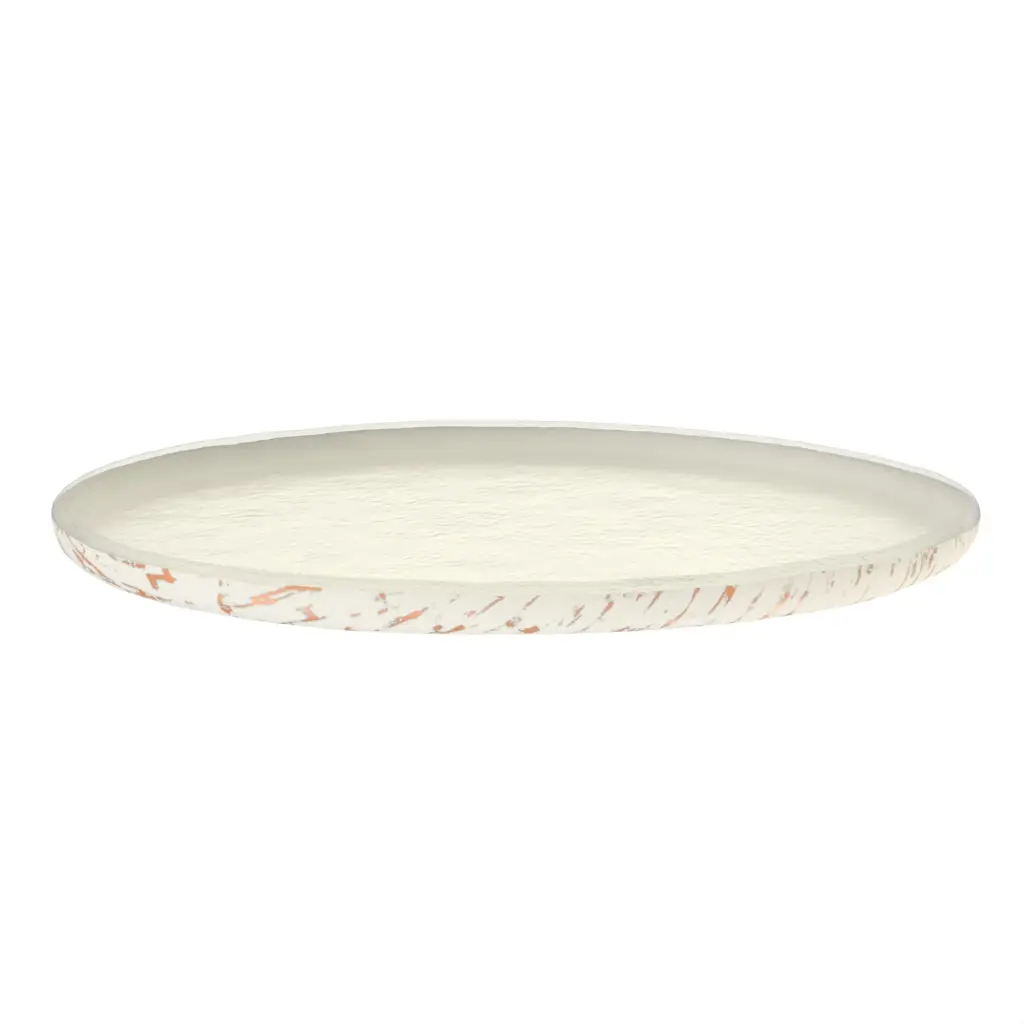 Canape Serving Platter in Birch White - Buffet Serveware - 3/4 View