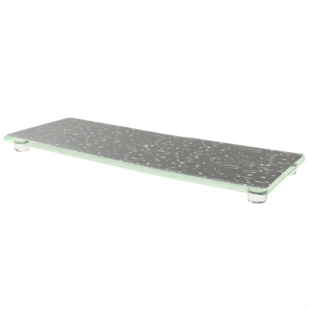 Canape Serving Platter in Dark Gray - Buffet Serveware - 3/4 View