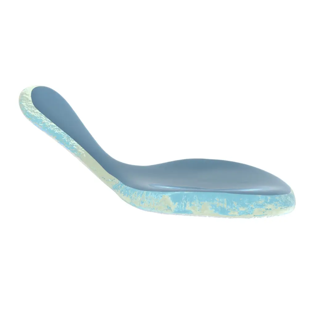 Canape Spoon in Niagara Blue - Catering Serveware - 3/4 View