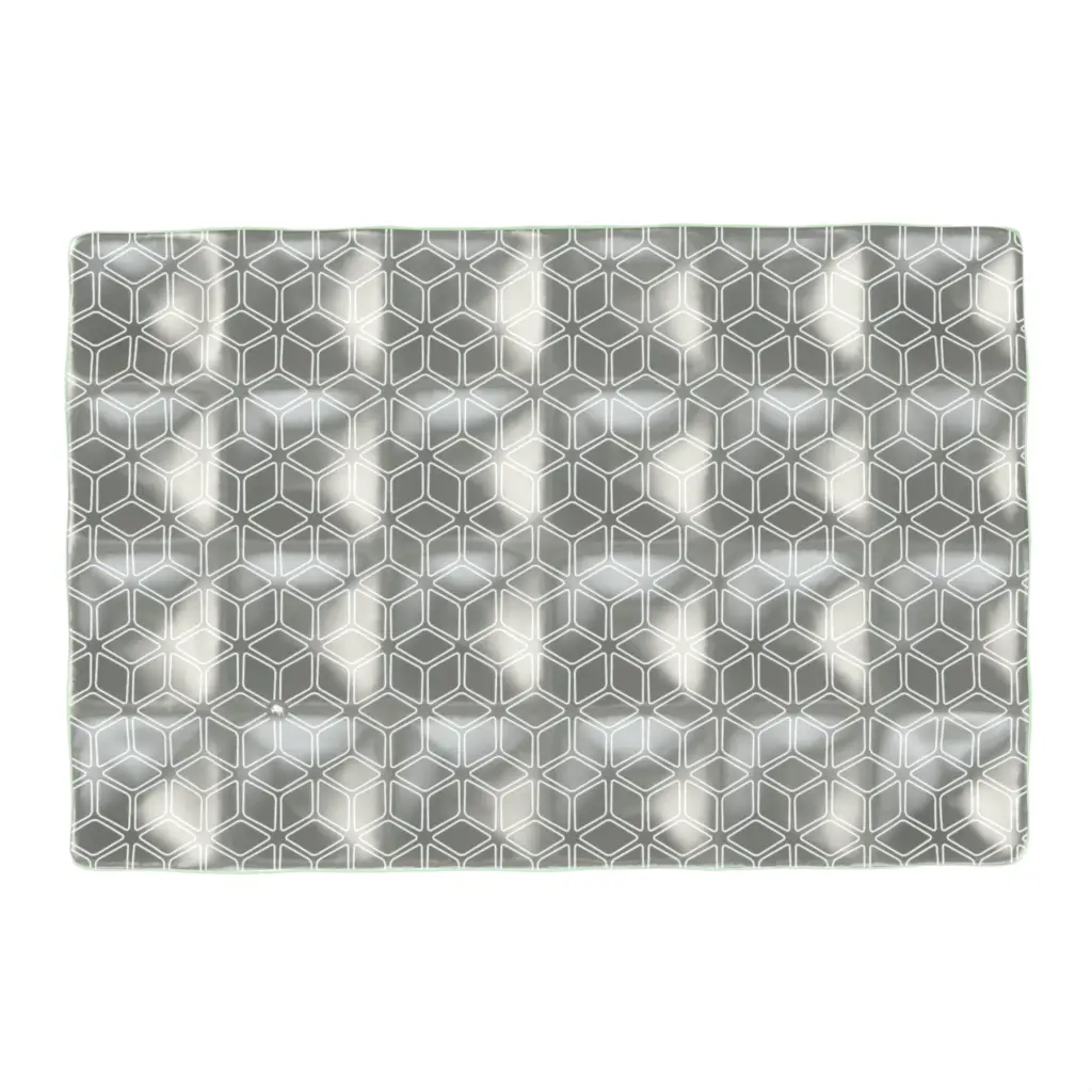 Canape Tray in Dark Silver Gray - Catering Serveware - 3/4 View