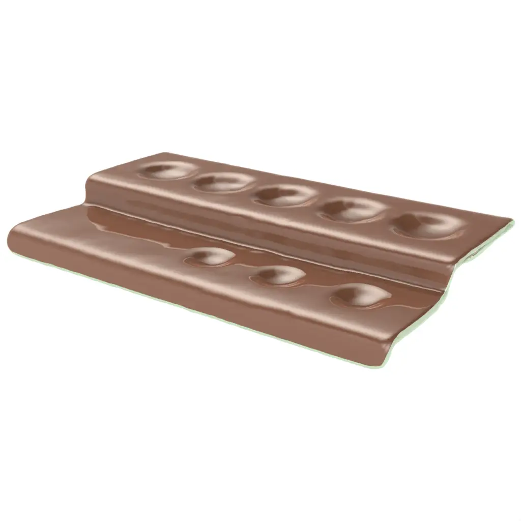 Caviar Tray in Tobacco Brown - Specialty Dinnerware - 3/4 View
